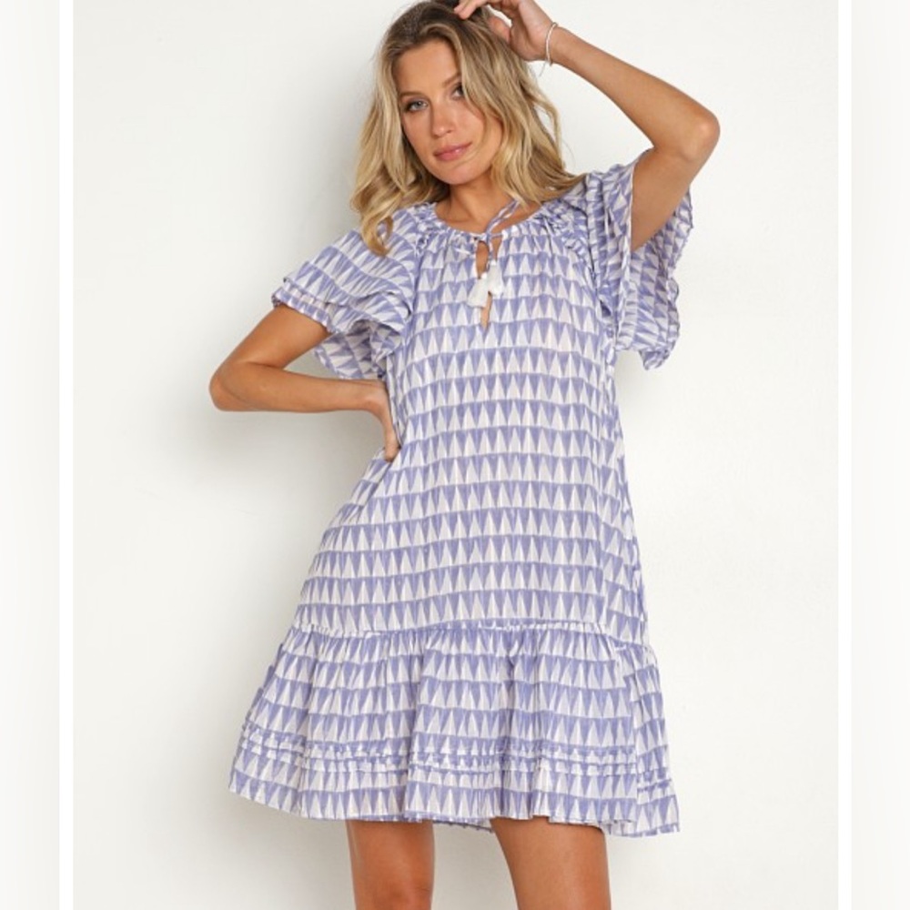 Cleobella April Mini Dress Triangle Size L